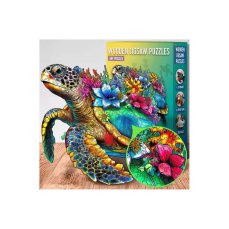 EscapeWelt Dřevěné puzzle Želva 500 dílků