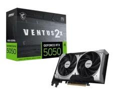 MSI GeForce RTX 5050 VENTUS 2X 8GB OC / 2617MHz / 8GB GDDR6 / 128-bit / 1x HDMI + 3x DP / 550W (8) (G5050-8V2C)