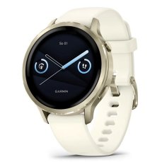 Garmin Venu 4 - 41 mm Lunar Gold / Bone silikonový řemínek