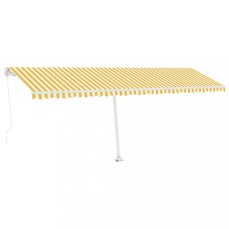 Volně stojící ručně zatahovací markýza 600x350 cm Dekorhome