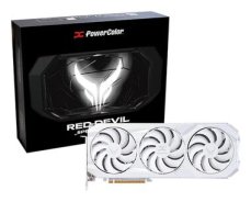 PowerColor Red Devil Radeon RX 9070 XT Spectral White 16GB / 3060 MHz / 16GB GDDR6 / 256-bit / 1x HDMI + 3x DP / 900W (RX9070XT 16G-E/OC/WHITE)