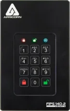 Apricorn Aegis Fortress L3 2TB černá / Externí HDD / 2.5" / šifrování 256bit AES / USB 3.0 / FIPS 140-2 úroveň 3 (AFL3-2TB)