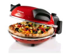 Ariete 909 červená / Pec na pizzu / 1200 W / průměr 33cm / max 400° (8003705116702)