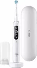 Oral-B iO 7 White bílá / Elektrický zubní kartáček / 5 chytrých režimů / Interaktivní displej / umělá inteligence (iO Series 7 White)