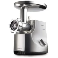 Kenwood MG700 stříbrná / Mlýnek na maso / 2000 W / 3 kg za min. / 3 mlecí disky / 2 nástavce / zpětný chod (MG700)