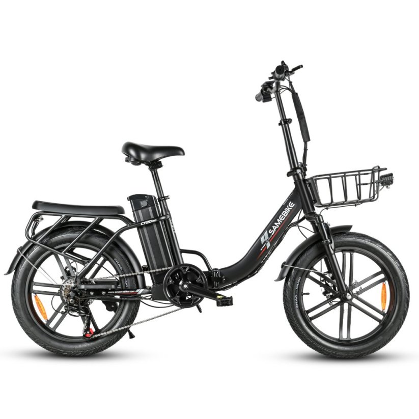 Elektrický bicykel SAMEBIKE  CY20 Pro Farba: Čierna