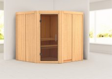 Interiérová finská sauna 196 x 196 cm Dekorhome