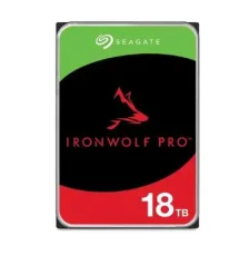 Seagate IronWolf Pro 18TB / HDD / 3.5" SATA III / 7 200 rpm / 256MB cache  / 5y (ST18000NT001)