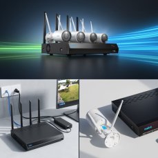 Reolink NVS12-8MB4W - RLK12-800WB4 Wi-Fi set bezpečnostních kamer