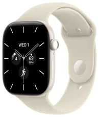 Apple Watch Series 12 GPS+Cellular 46mm Perlovo biele keramické telo - Pieskový športový remienok M/L / 160-210 mm (MJH24RK/A)