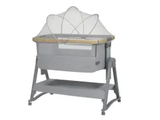 KikkaBoo Postýlka přenosná Nanna Grey / od narození do cca 6 měsíců (max. 9 kg) (31003020106KB)