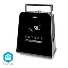 Nedis Zvlhčovač SmartLife čierna / 110 W / 5.5 l / Vlhkomer / Časovač / Diaľkové ovládanie / Nočný režim (HUMI150BKW)