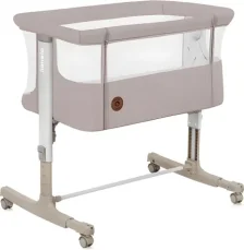 Lionelo Postieľka Aurora 3v1 Beige Cappuccino / Kovový rám / 4 kolieska s brzdou / Prenosná taška (LO-AURORA BEIGE CAPPUCCINO)