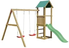 Dětské hřiště Marimex Play Basic 008 + zelená skluzavka