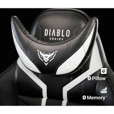Diablo X-Ray 2.0 Small herná stolička čierno-biela