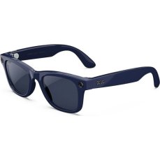 Meta RAY-BAN Wayfarer Gen2 (Standardní) chytré lesklé brýle (zatmavovací - čiré/safírové) modré