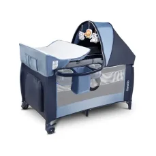 LIONELO Postýlka cestovní Sven Plus Blue Navy (LLOZSVENBUNAYXXXXXXX)