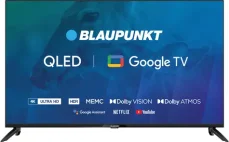 43" Blaupunkt 43QBG7000 černá / 4K / QLED / USB / HDMI / CI / CI+ / LAN / Wi-Fi / Google TV / Bluetooth / VESA (43QBG7000)