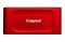 Kingston XS1000 1TB červená / Externý SSD / USB 3.2 Gen 2 / 5y (SXS1000R/1000G)