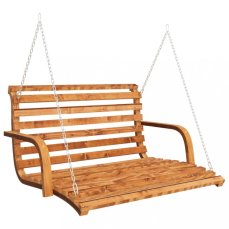 Zahradní houpačka masivní dřevo Dekorhome
