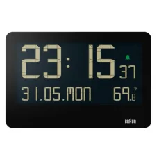 Braun BC14 čierna / Digitálny budík / LCD / 1x AA batéria (67702)