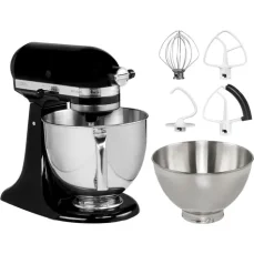 KitchenAid 5KSM175PSEOB černá / Kuchyňský robot Artisan / 300W / 4.8 l / 10 rychlostí / planetární systém (5KSM175PSEOB)