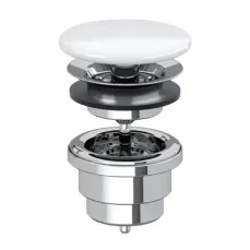 Villeroy  Boch  - Neuzavíratelná výpusť, Stone White (683500RW)