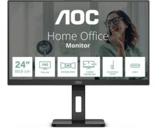 23.8" AOC 24P3CV černá / IPS / 1920 x 1080 / 16:9 / 4ms / 1000:1 / 300cd-m2 / HDMI + DP + USB-C / VESA / Pivot (24P3CV)