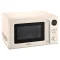 Medion MD15000 Retro béžová / Mikrovlnná trouba / 800 W / 20 l / Otočné ovládání / LCD displej (50076228)