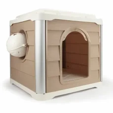 Loboo 80303 domeček pro psy a kočky SMARTKAVE CUBE ALASKA s rovnou střechou (19-80303)