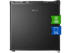CHiQ CSD31D4E minibar strieborná / 31 L / 41 dB / 2 priehradky / -24 °C až +10 °C / mraznička - chladnička (CSD31D4E)