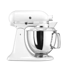KitchenAid 5KSM175PSEWH bílá / Kuchyňský robot Artisan / 300 W / 4,8L / 10 rychlostí (5KSM175PSEWH)
