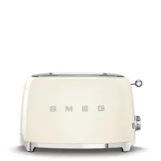 SMEG 50's Retro Style krémová / Topinkovač / 950 W / 2 sloty / 2 topinky / 6 stupňů opečení (TSF01CREU)