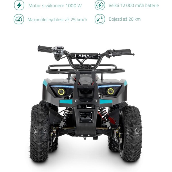 LAMAX eTiger ATV50S elektrická štvorkolka modrá