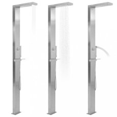 Zahradní sprcha nerezová ocel Dekorhome