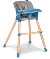 LIONELO Jídelní židlička Koen 2v1 Blue Sky / od 6 měsíců (LO-KOEN BLUE SKY)