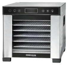Rommelsbacher DA 650 nerez-černá / Sušička / 600W / 35°C - 75°C / 7x 27,5 x 25 cm (DA 650)
