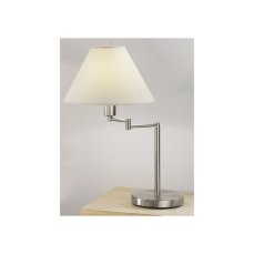 Kolarz (264.71.6) TL HILTON, Nickel, gebürstet / Color, 1 flg., E27, 60W, IP20, D 33-50cm, H 56cm