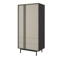 Jurek Meble Alsy 1 antracit/ béžová 93/195/60cm