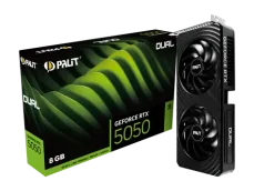 Palit GeForce RTX 5050 Dual 8GB / 2572MHz / 8GB GDDR6 / 128-bit / 1x HDMI + 3x DP / 550W (8) (PALr55d2)