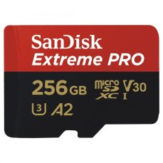 SanDisk Extreme Pro microSDXC 256 GB (200 MB/s A2 C10 V30 UHS-I U3) (SDSQXCD-256G-GN6MA)