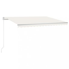 Ručně zatahovací markýza s LED světlem 400x350 cm Dekorhome