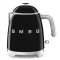 SMEG 50's Retro Style černá / Rychlovarná konvice mini / 0.8L / 1400W (KLF05BLEU)