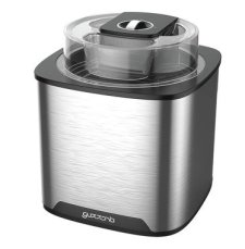Guzzanti GZ 159 stříbrná-černá / Zmrzlinovač / 12W / Nádoba 2.0 L / časovač (GZ 159)