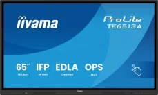 65" IIYAMA ProLite TE6513A-B1AG černá / LED / IPS Touch / 3840 x 2160 / 16:9 / 1200:1 / 450cd-m2 / VESA (TE6513A-B1AG)