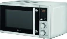 ECG MTD 2072 SE strieborná / Mikrovlnná rúra / 700 W / 20 L / 5 úrovní ohrevu / 8 programov (100000394846)