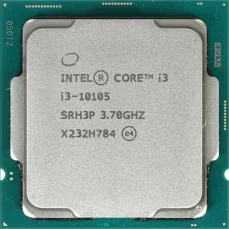 Intel Core i3-10105 @ 3.7GHz - TRAY / TB 4.4GHz / 4C8T / 6MB / UHD 630 / LGA 1200 / Comet Lake / 65W (CM8070104291321)