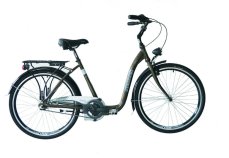 Městské kolo Kenzel AVENUE Classic 26"  + Přední košík jako dárek ZDARMA Barva: Šedá