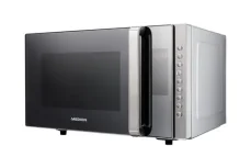 Medion MD17495 stříbrná / Mikrovlnná trouba s grilem / 800 W / 1200 W gril / 23 l / horkovzdušná (50075804)