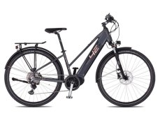 4EVER HARMONY SPORT TREK (šedá / růžová) 2024 Průměr kol: 28" (700C), Výška rámu: (16" = 41 cm), Velikost rámu: S: SKLADEM